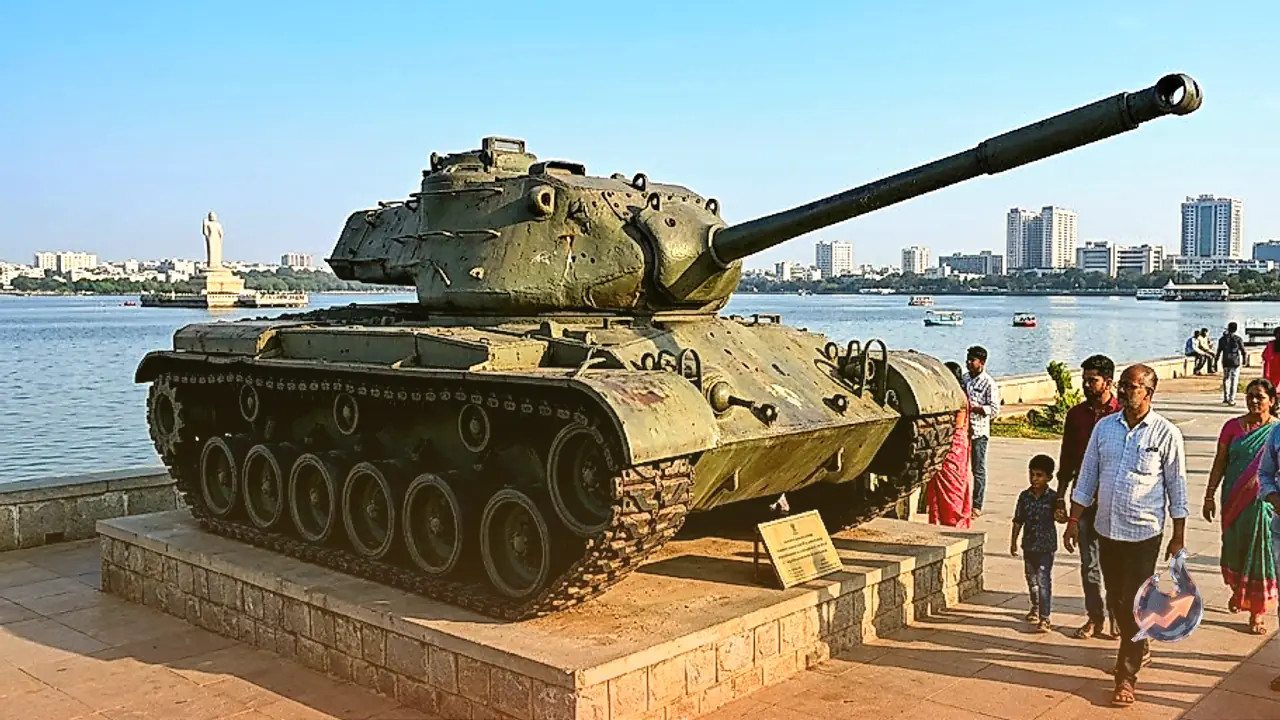 हैदराबाद के टैंक बंड पर खड़ा हरा लड़ाकू वाहन बयां करता है 1971 के बसंतर युद्ध की शौर्यगाथा