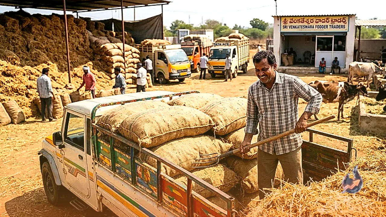 How a Gram Husk Fodder Business in Hyderabad Can Yield up to One and a Half Lakh Rupees Monthly