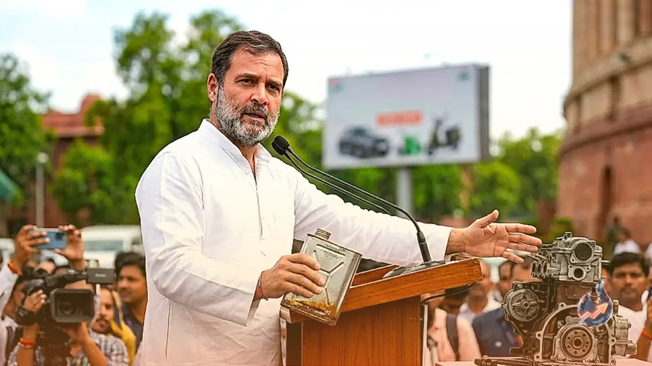 Rahul Gandhi Challenges E20 Petrol Policy, Announces Campaign Over Vehicle Damage Concerns