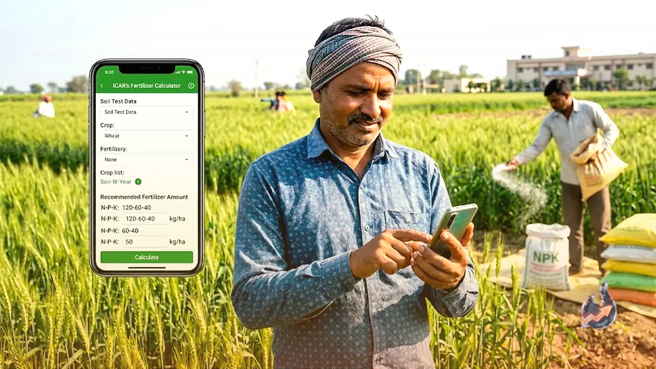 ICAR's Fertilizer Calculator App: A Smart Way for Farmers to Optimize Yields and Reduce Costs
