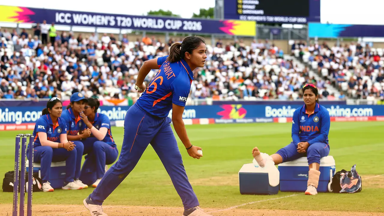 ICC महिला टी20 विश्व कप 2026 में भारत को लगा बड़ा झटका, Shreyanka Patil चोट के कारण बाहर, Prema Rawat टीम में शामिल