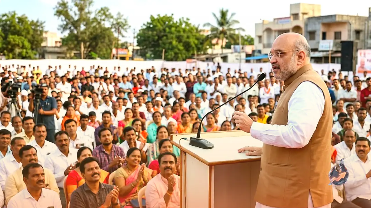 Union Minister Amit Shah Highlights Modi Government's 12-Year Achievements in Ichalkaranji