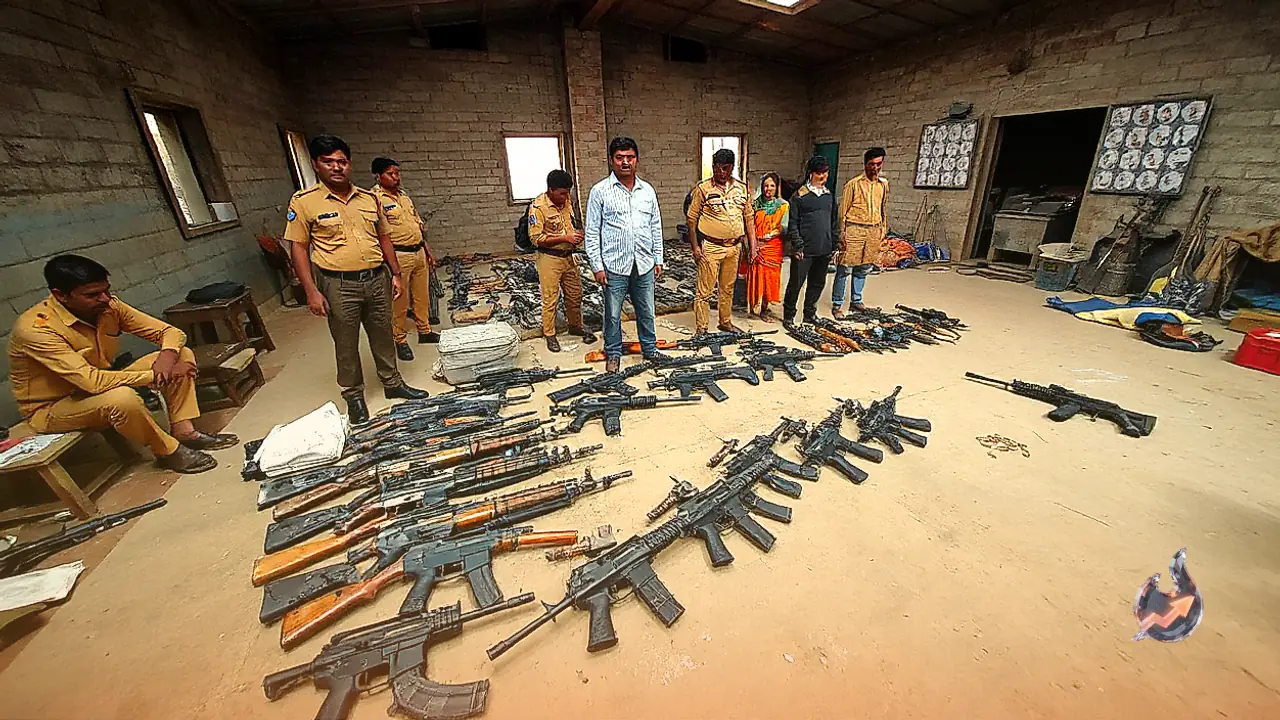 नवादा के नारदीगंज में अवैध हथियार बनाने वाली मिनी फैक्ट्री का भंडाफोड़, भारी तादाद में सामान और कारतूस ज़ब्त