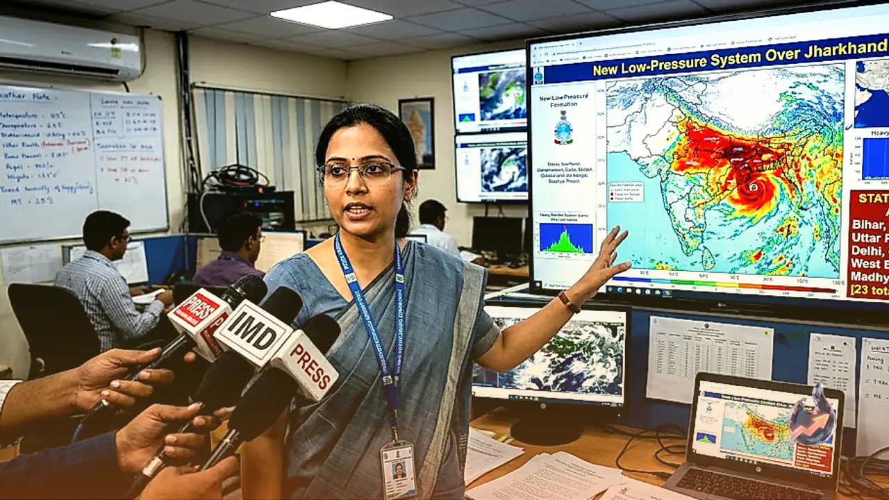 IMD Issues Heavy Rainfall Alert For 23 States As New Low-Pressure System Over Jharkhand Escalates Weather Risk