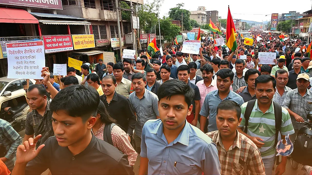 Imphal Streets Swell With Protesters Demanding Manipur CM Resignation and Abrogation of SoO Truce