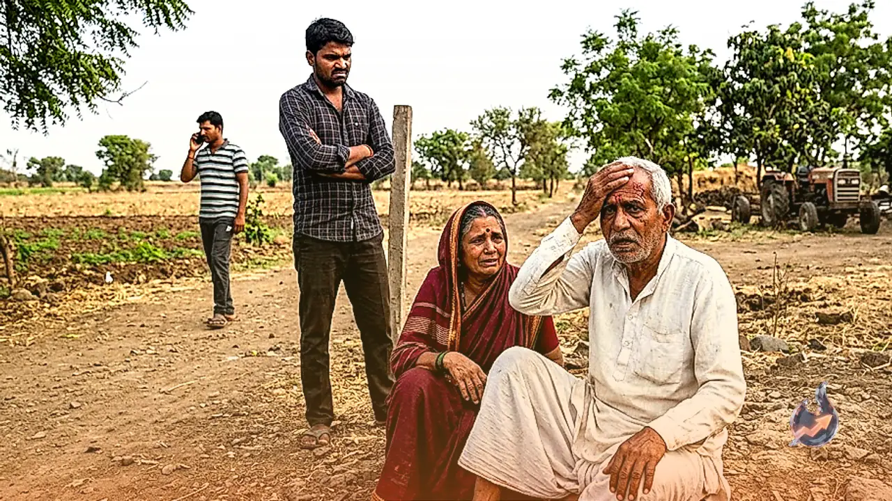 Sons brutally beat elderly parents over land dispute in Indapur