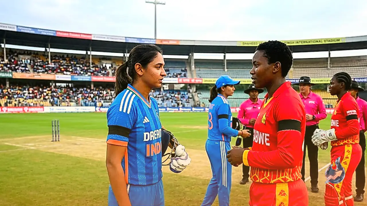 India and Zimbabwe Women Begin T20 Series in Raipur Wearing Black Armbands