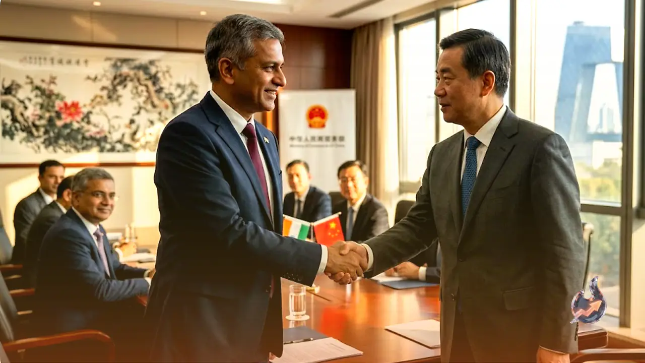 Indian Envoy Vikram Doraiswami Meets Chinese Official in Beijing to Tackle Trade Imbalance and Boost Commercial Ties