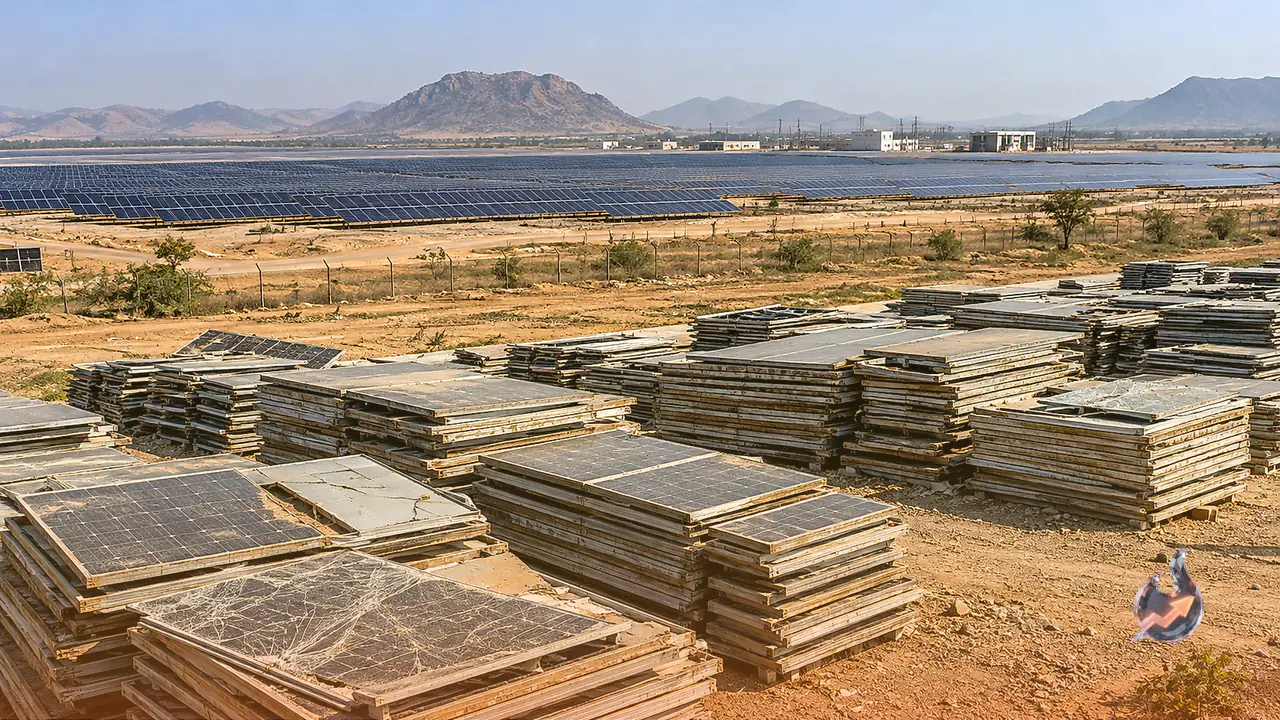 India Confronts 600 Kilotonnes of Solar Waste by 2030, Led by Five Key States