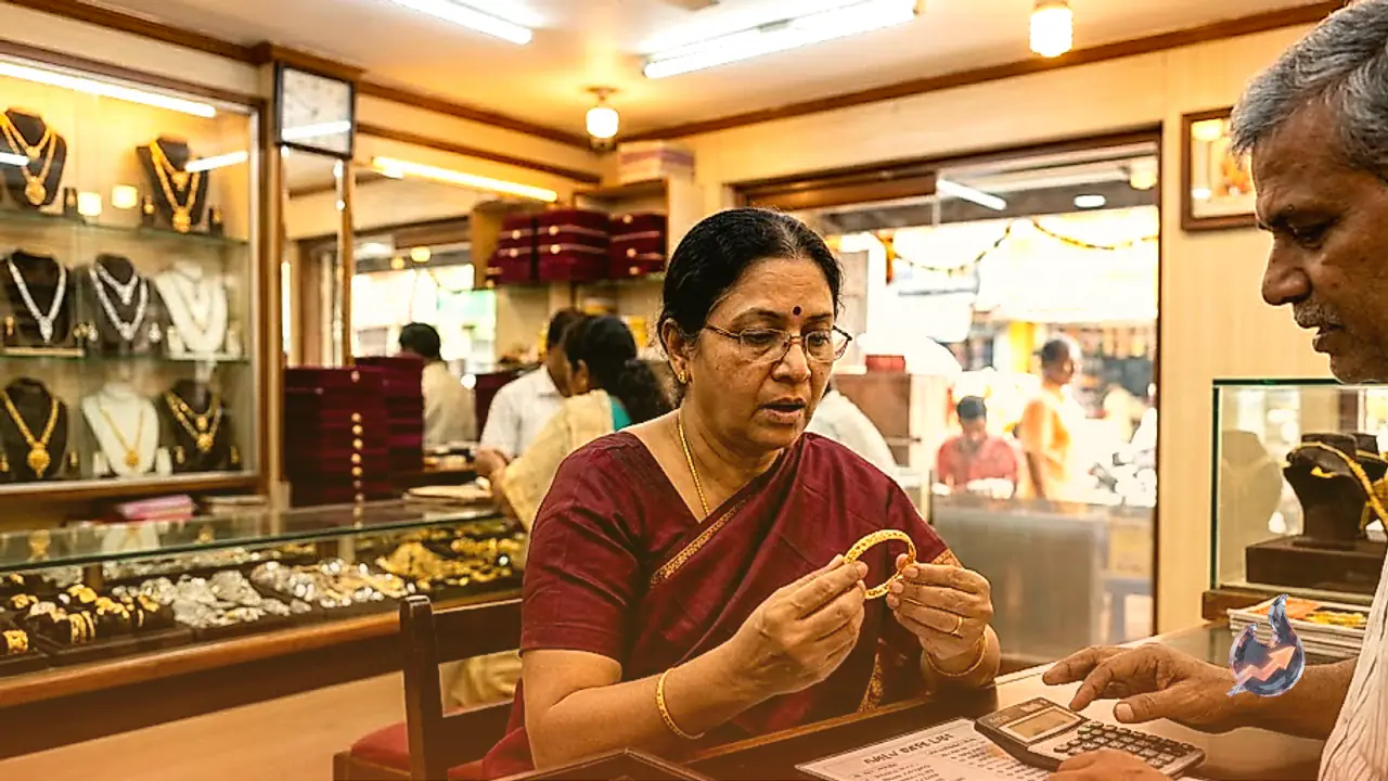 भारत में 1 अगस्त को सोने की दरों में भारी गिरावट, 24 कैरेट 3800 रुपये टूटा जबकि चांदी स्थिर
