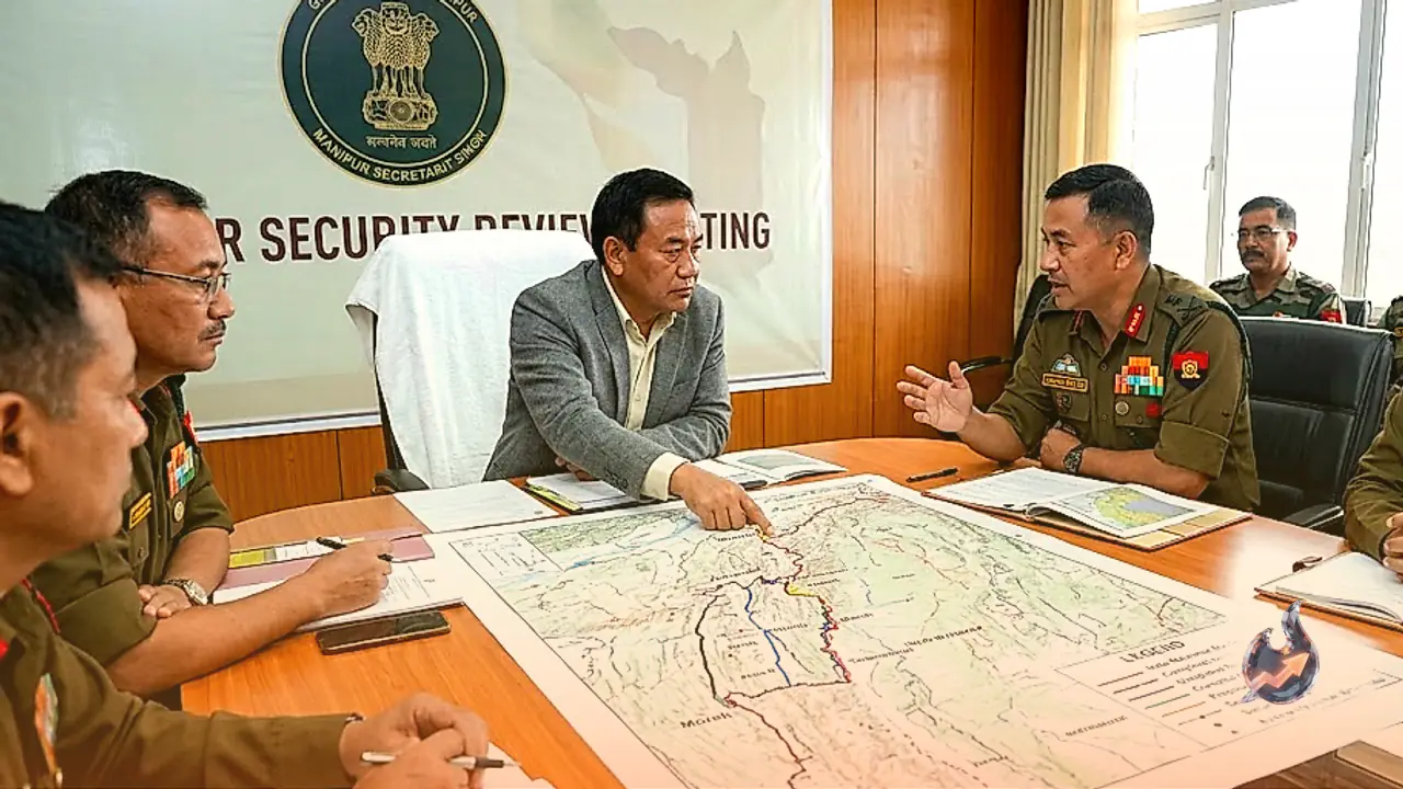 भारत-म्यांमार सीमा पर बाड़ लगाने के काम की समीक्षा, असम राइफल्स के आला अफसरों संग मणिपुर के मुख्यमंत्री की अहम बैठक