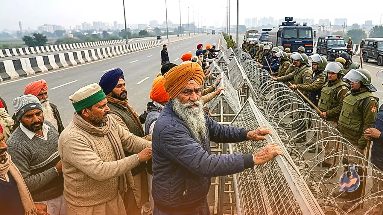 Farmers Head Toward Delhi to Protest India-US Trade Deal as Police Seal Shambhu and Singhu Borders