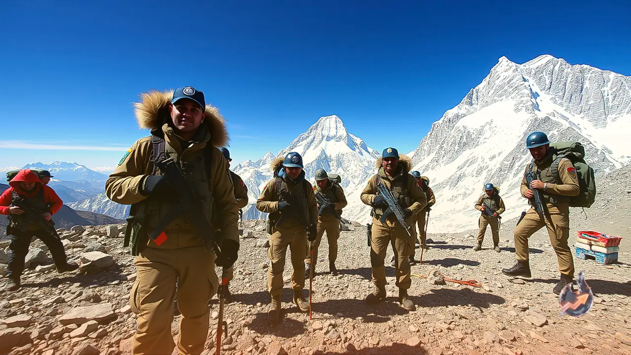Indian and Argentine Troops Conquer Twin Himalayan Peaks in Joint High-Altitude Expedition