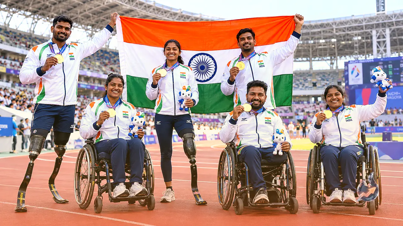 Indian Athletes Shine at Aichi Nagoya Para Asian Games, Equalling Previous Gold Count