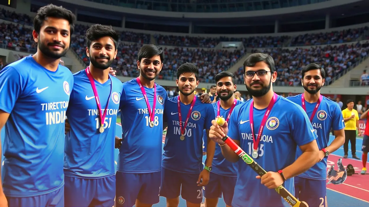 Indian Men's Hockey Team Overwhelms Malaysia 5-1 to Retain Asian Games Crown and Confirm 2028 Olympic Spot
