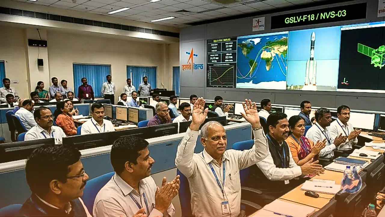 स्वदेशी नेविगेशन को नई ताकत, भारतीय वैज्ञानिकों ने NVS-03 सैटेलाइट को सटीक कक्षा में पहुंचाया