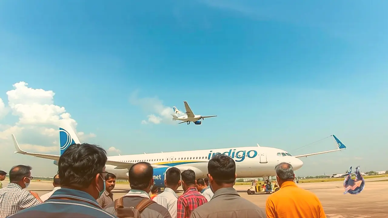 IndiGo Flight Diverted to Hyderabad After Electronic Device Emits Smoke in Overhead Bin