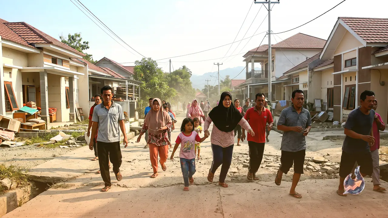 Strong 6.7 Earthquake Rattles Indonesia's Sulawesi as Ground Shakes for Over a Minute, Triggering Panic