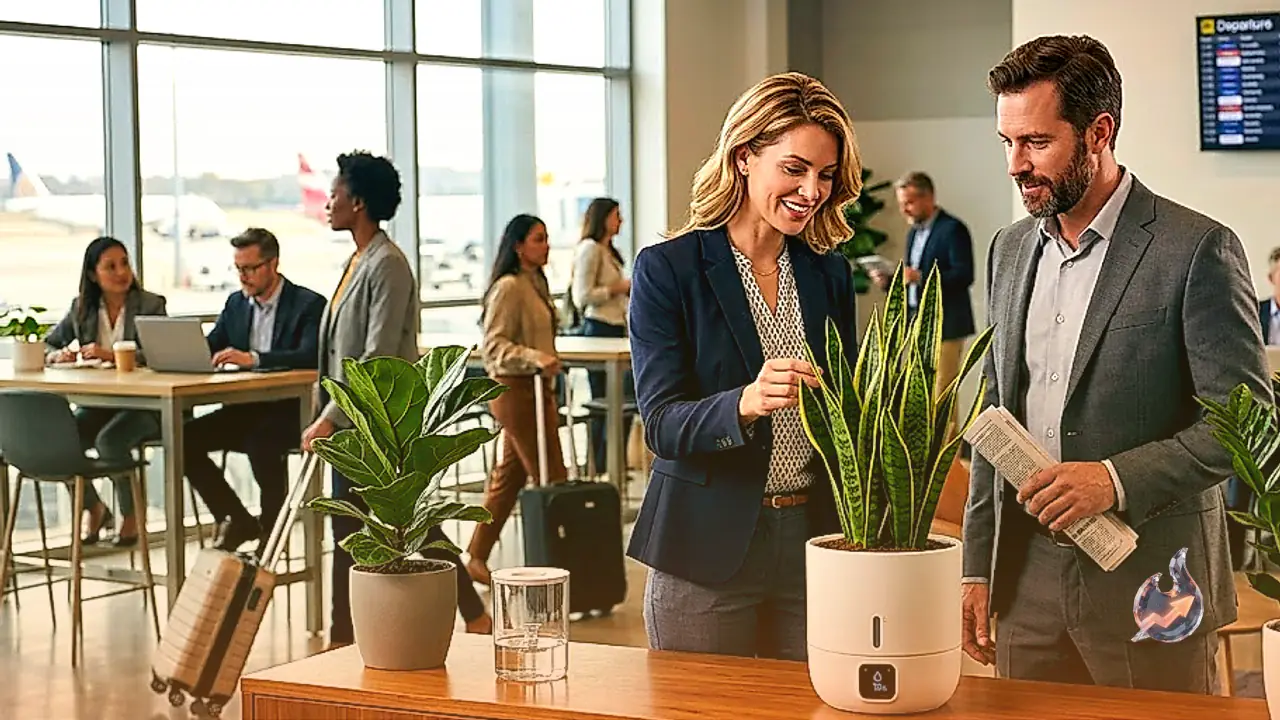 Indoor Plants Can Stay Fresh Even While Away From Home With Smart Self-Watering Pots