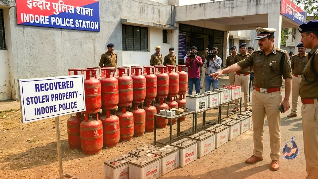 Indore police busts gang stealing LPG cylinders and batteries, recovers loot worth 4.25 lakh