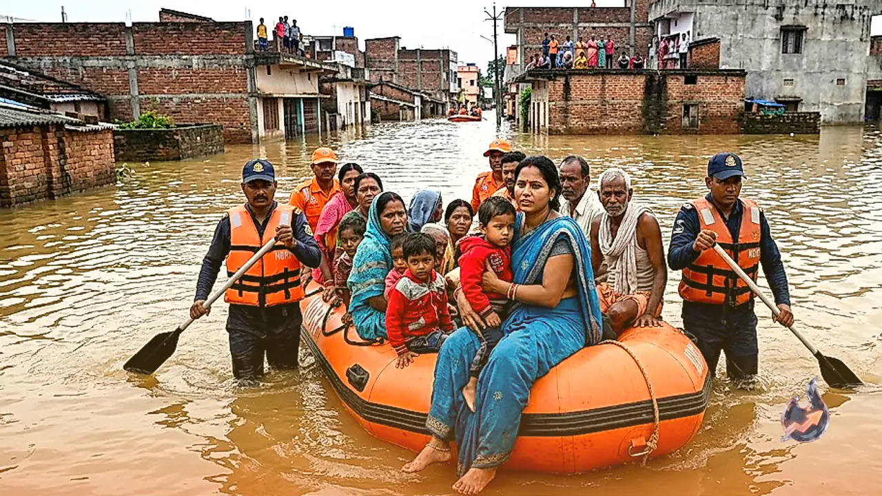 Indravati River Floods Jagadalpur as Over 300 Rescued