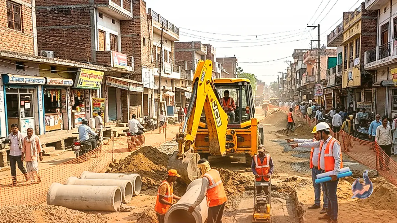 Infrastructure overhaul in Mau brings eight crore rupees development drive to Chitrakoot town