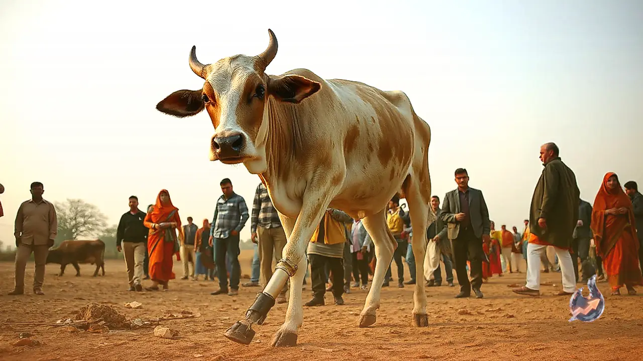 Injured Cow In Ghoraghati Walks Again After Receiving Custom Modular Prosthetic Limb
