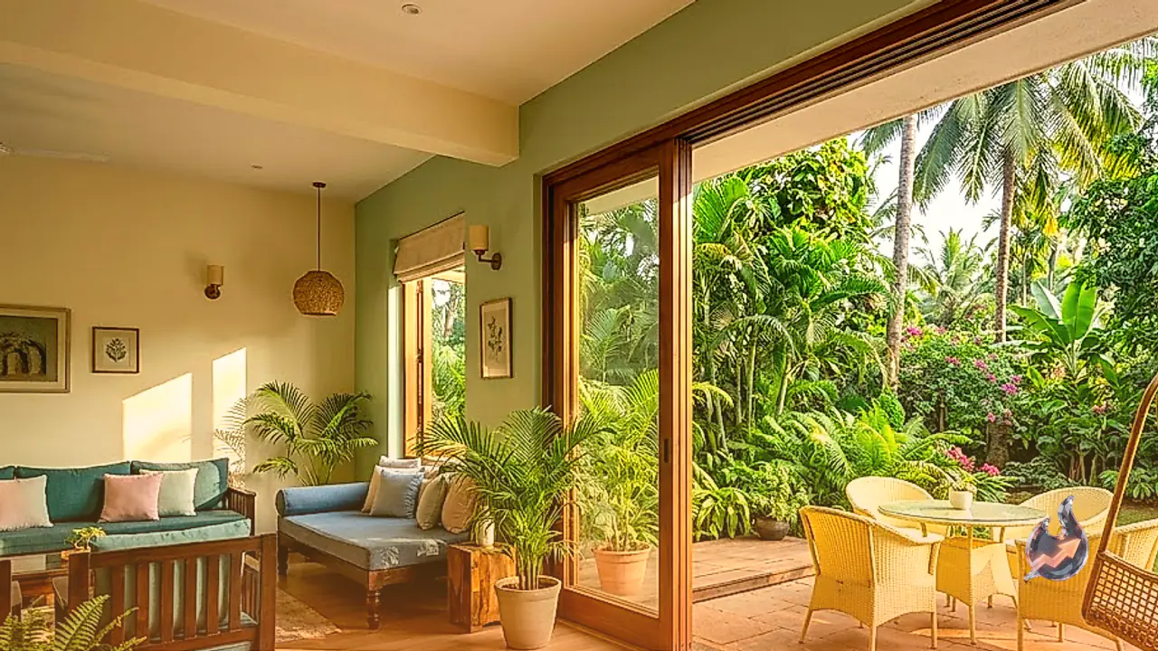 Inside Sameera Reddy's Lush Goa Bungalow: A 4,000-Square-Foot Tropical Retreat
