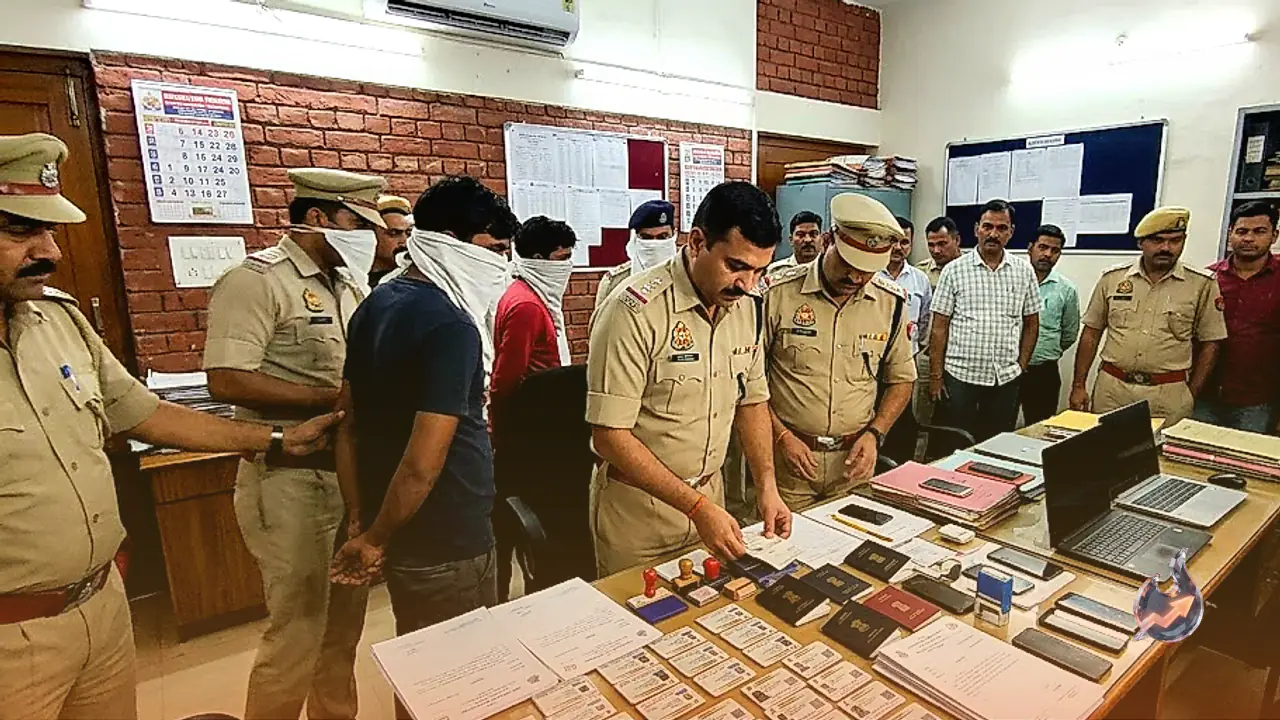 Interstate Fake Passport Ring Busted In Moradabad With Arrest Of Two Key Operatives