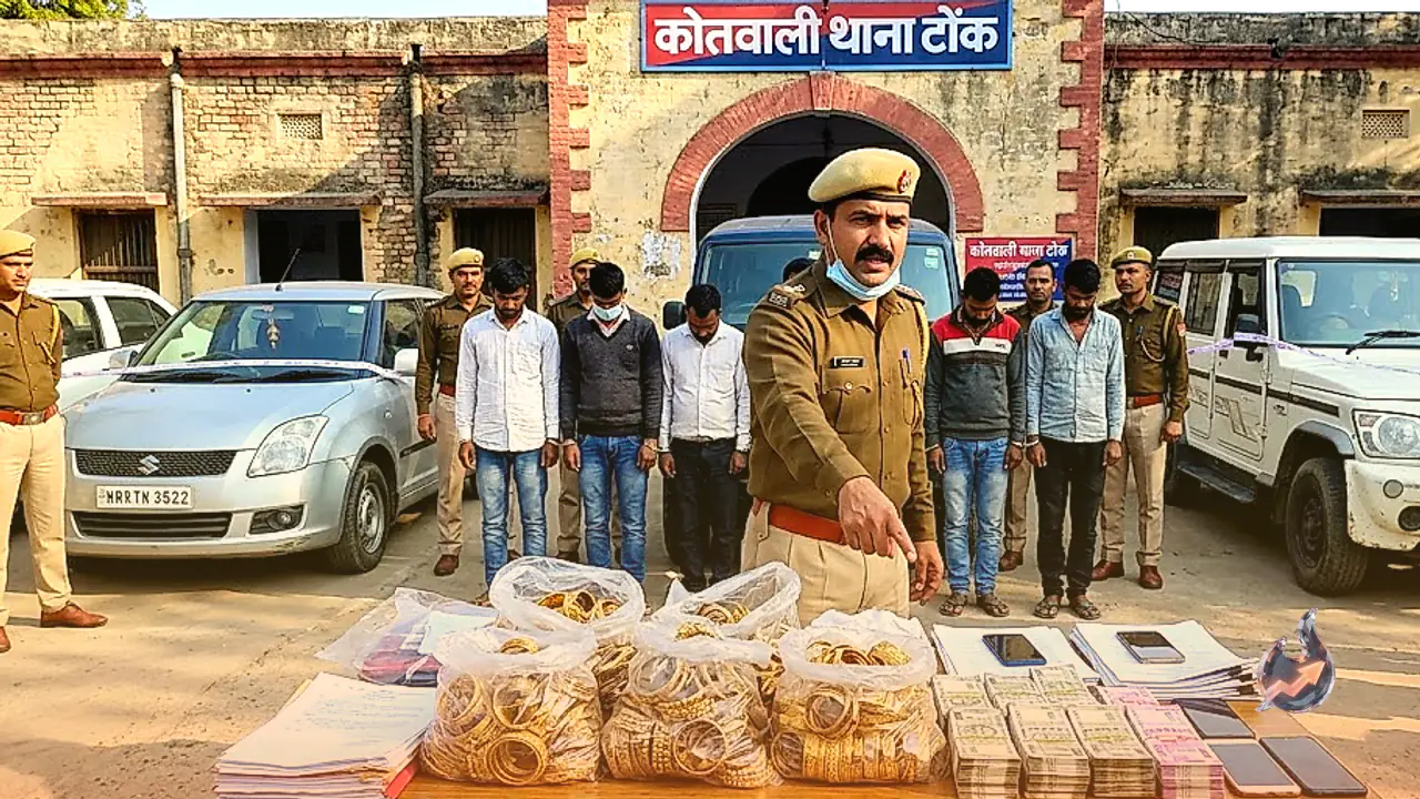 टोंक में बैंक को चूना लगाने वाला अंतरराज्यीय ठग गिरोह बेनकाब, नकली सोना गिरवी रखकर लेते थे लाखों का लोन