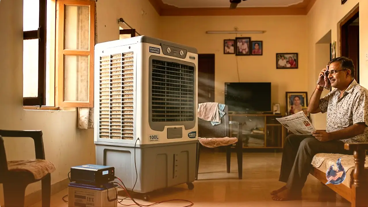 Inverter-Compatible Desert Air Coolers: Stay Cool Even During Power Cuts with Top Models Featuring Up to 100L Tanks