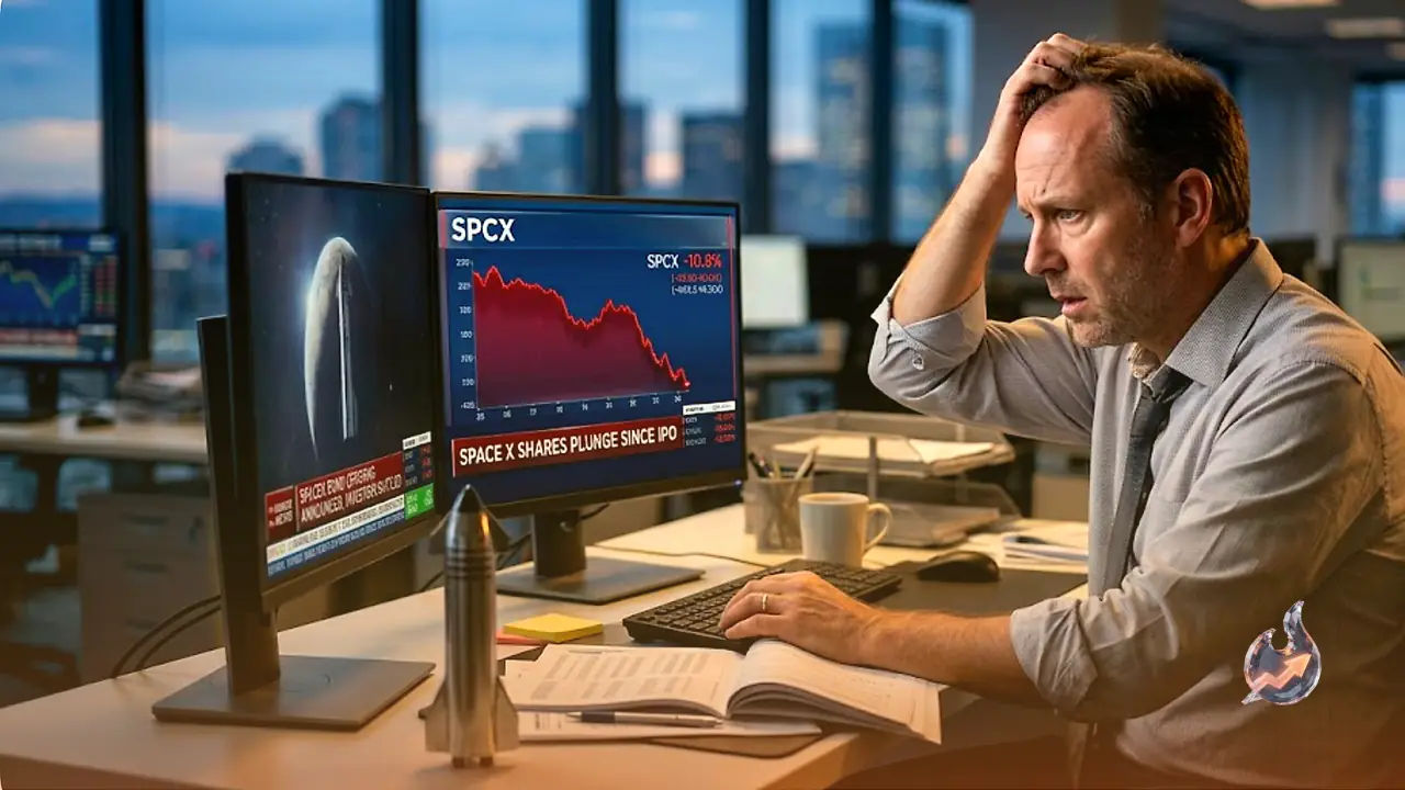 IPO के बाद भी नहीं थमी स्पेसएक्स की गिरावट, एक दिन में 250 अरब डॉलर का सफाया