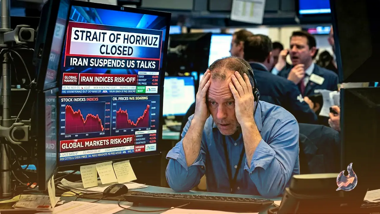 Iran Suspends Talks with US in Switzerland as Hormuz Closure Sends Global Markets into Risk-Off Mode