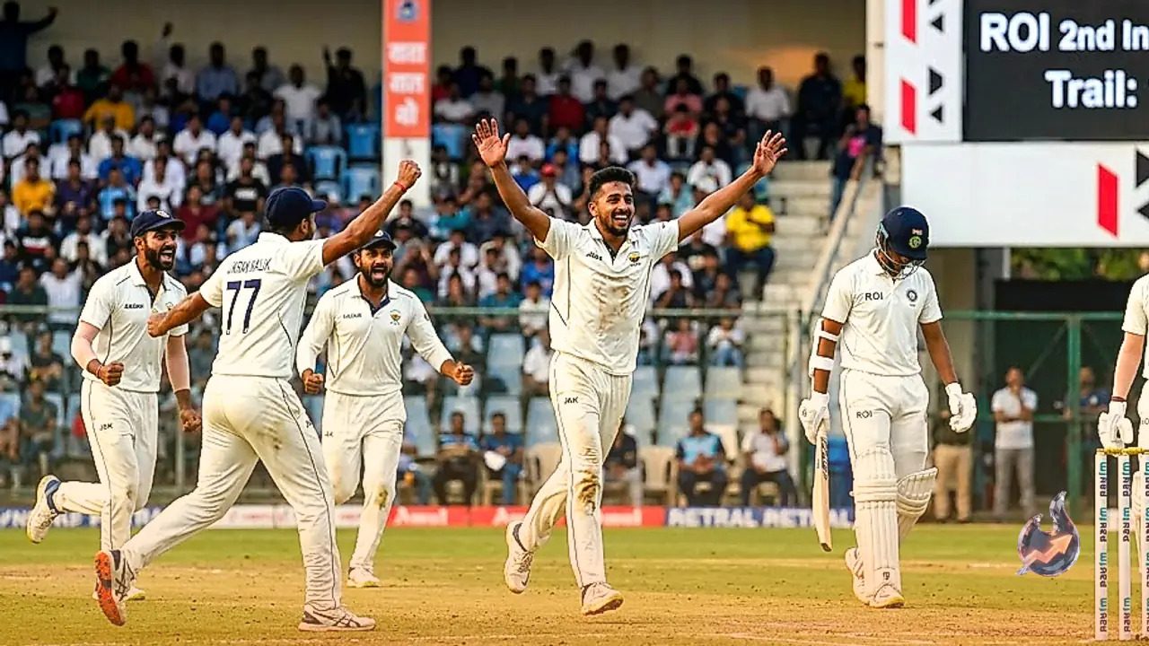 Irani Cup: Jammu and Kashmir Gain Upper Hand as Rest of India Falter in Second Innings