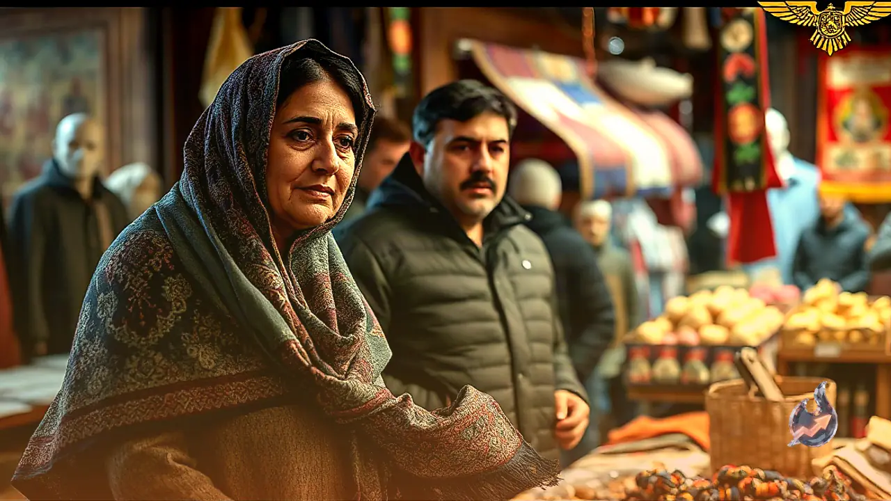 Iranian President's Daughter Zahra Pezeshkian Buys Traditional Rashti Duzi Embroidery Shawl at BRICS Market