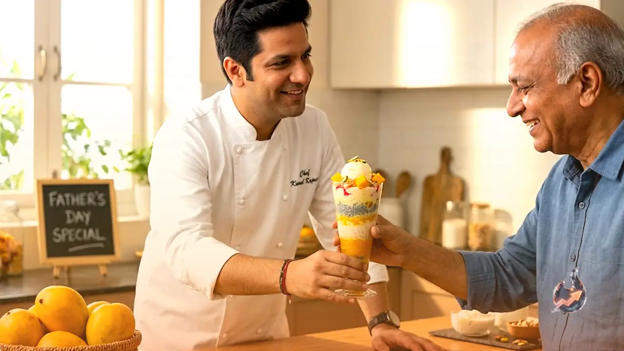Surprise Your Dad This Father's Day with a Delicious Homemade Mango Falooda: Easy Recipe by Chef Kunal Kapur