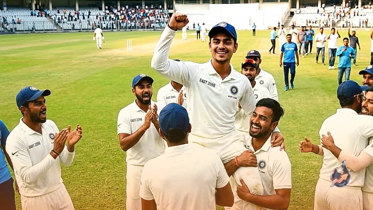 ईशान किशन की कप्तानी में दलीप ट्रॉफी के फाइनल में पहुंची ईस्ट जोन, सेंट्रल जोन को रोमांचक मुकाबले में दी मात