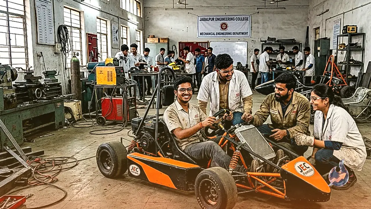 Jabalpur Engineering Students Build Formula-Style Racing Go-Kart Using Second-Hand Pulsar Engine