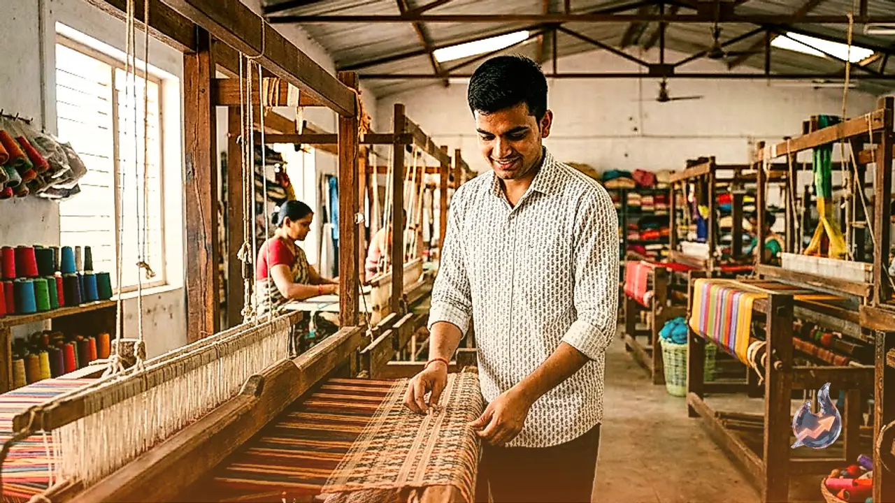 Jabalpur's Saksham Jain Built a Handloom Business From Scratch, Now Earning in Lakhs Every Month
