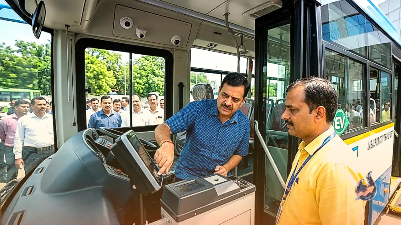 Jabalpur To Roll Out High-Tech Electric Buses In August With Smart Safety Features