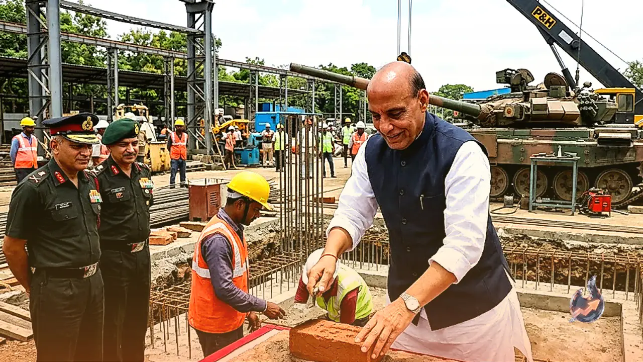 जबलपुर में रक्षा मंत्री राजनाथ सिंह ने रखी टैंक ओवरहॉलिंग सेंटर की आधारशिला, 10 साल में 39 हजार करोड़ रुपये पहुंचा भारत का रक्षा निर्यात