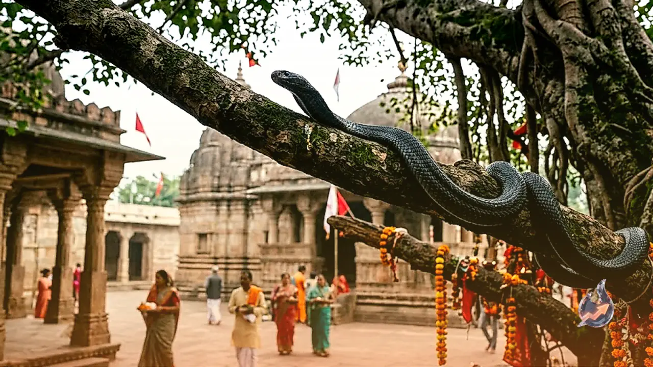 Jabalpur Tripur Sundari Temple Where A Black Snake Rests on Tree, Exploring King Kasturi Karn Ancient Shrine