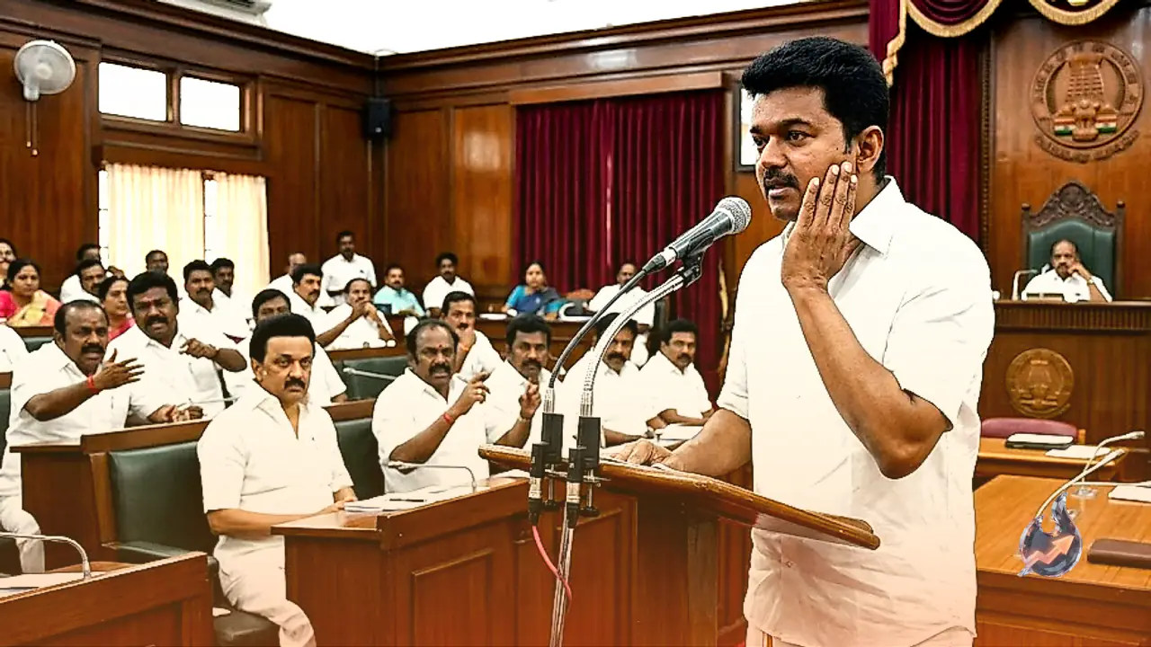 जबड़े पर हाथ रखने के इशारे को लेकर विपक्ष ने घेरा, मुख्यमंत्री विजय को देनी पड़ी सफाई