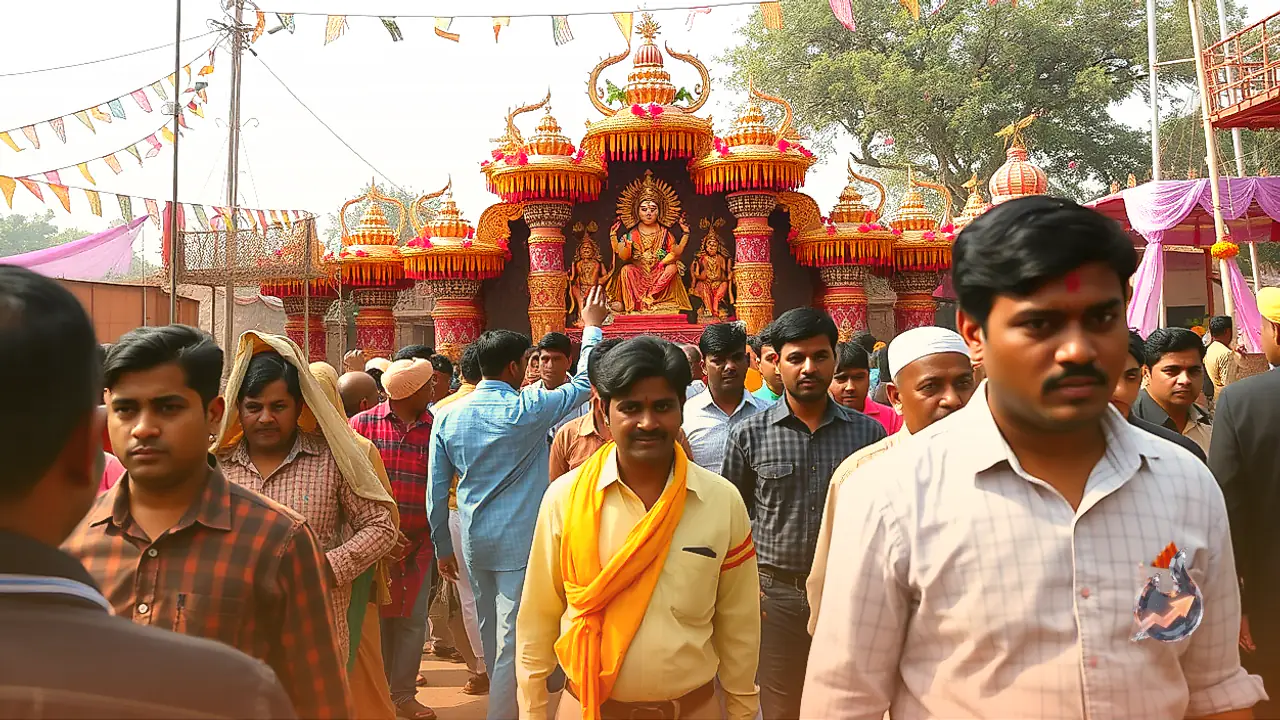 Jagdalpur Welcomes Kantara Themed Durga Pandal Crafted Entirely From Bamboo Ahead of Navratri