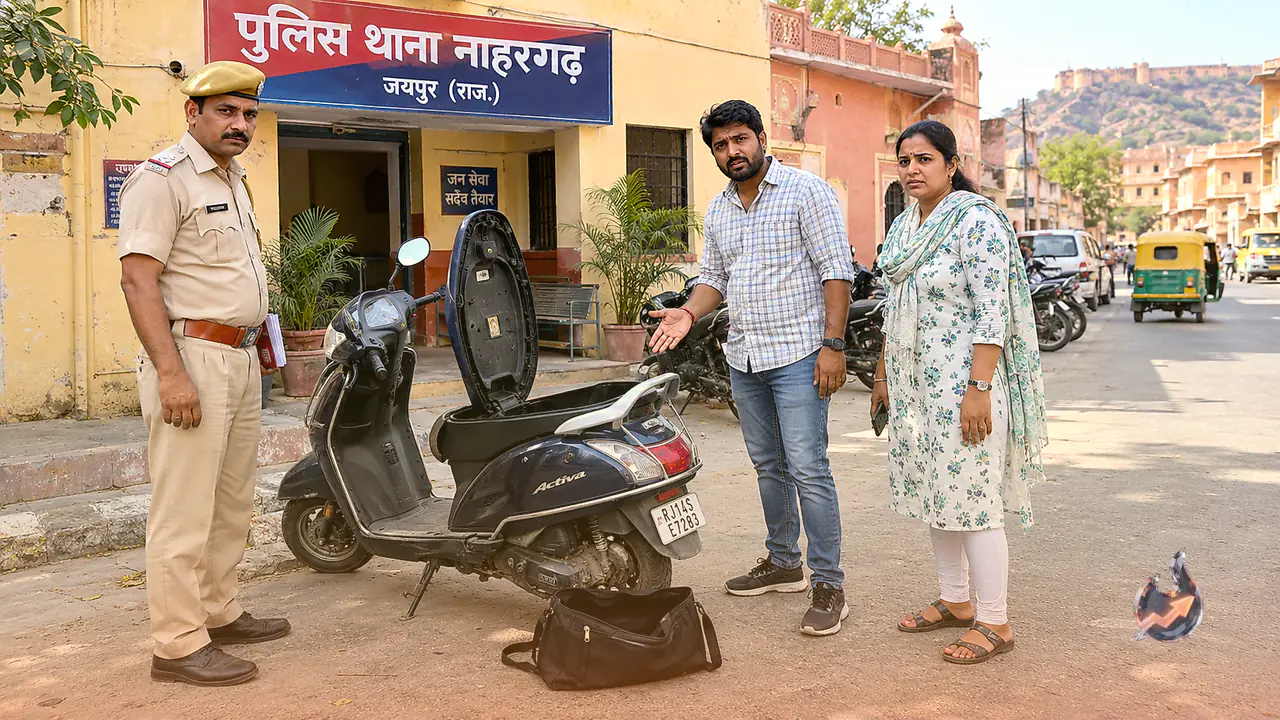 Jaipur Crime: Twenty Lakh Rupees Stolen From Scooter in Nahargarh Area