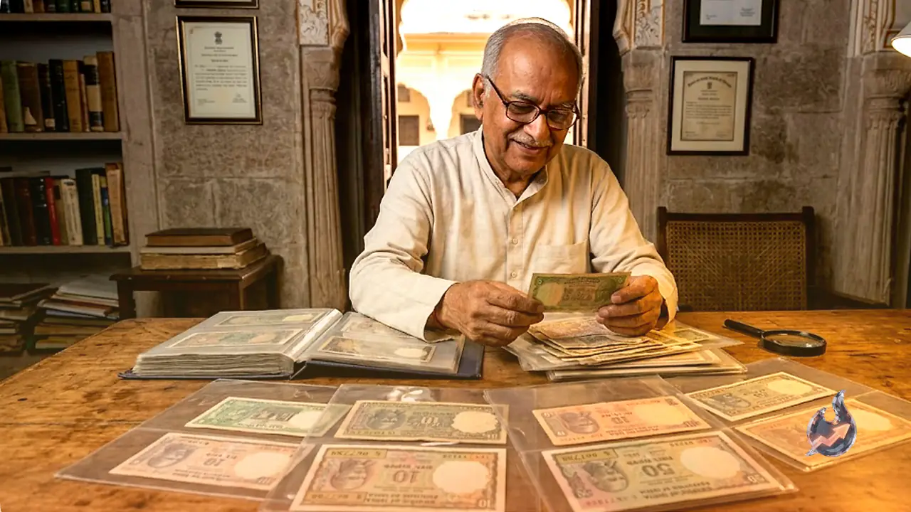 A 75 year old collector in Jaipur has spent five decades assembling India's rarest currency notes