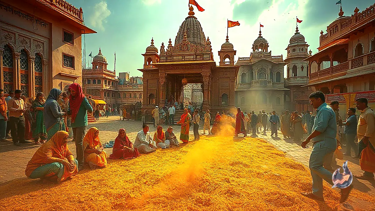 जयपुर के मोती डूंगरी मंदिर में सिंजारा पर्व पर लगा तांता, 3500 किलो मेहंदी का बंटा प्रसाद