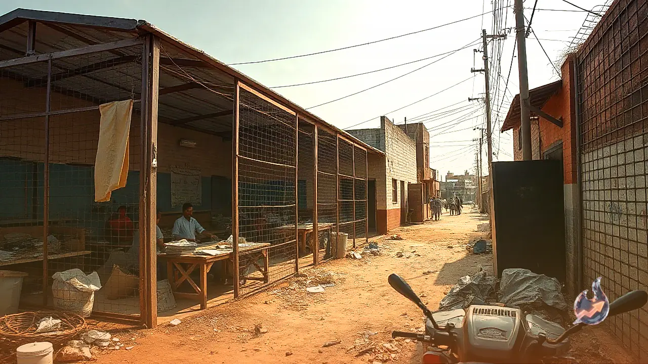 Government School in Jaipur Operates Inside Iron Cage Amid Garbage Dump and Addicts