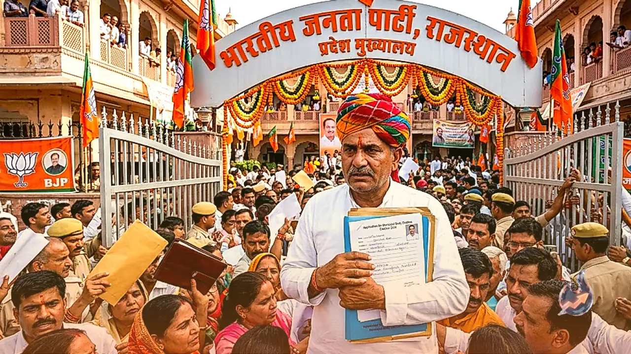 Contenders Swarm BJP and Congress Offices in Jaipur as Parties Set New Selection Criteria