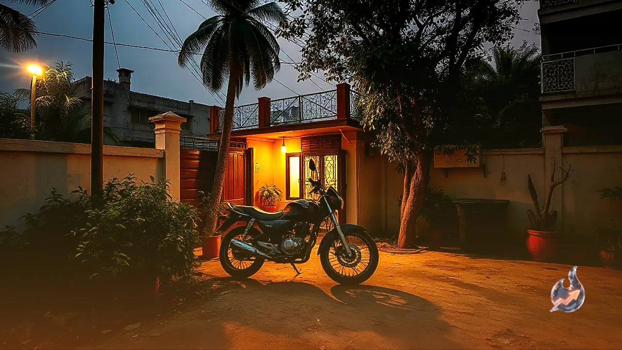 Police Officers Seize Parked Motorcycle Outside Jaipur Home, Mock Recovery Story Exposed by CCTV Camera